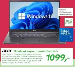 EP acer Notebook Aspire 17 (A17-51GM-70LZ) Angebot