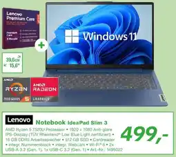EP Lenovo Notebook IdeaPad Slim 3 Angebot