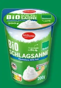 Lidl Milbona Bio-Schlagsahne Angebot