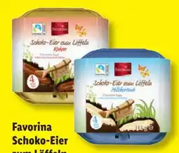 Lidl Favorina Schoko-Eier zum Löffeln Angebot