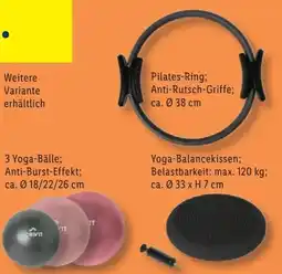 Lidl Crivit Yoga-Zubehör Angebot