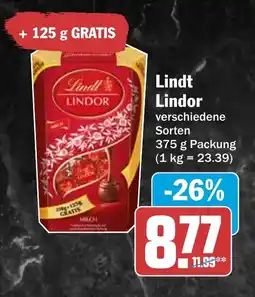 HIT Lindt Lindor Angebot
