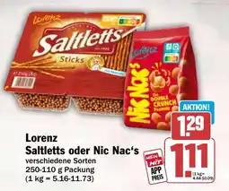 HIT Lorenz Saltletts oder Nic Nac's Angebot