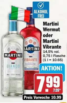 HIT Martini Wermut oder Martini Vibrante Angebot