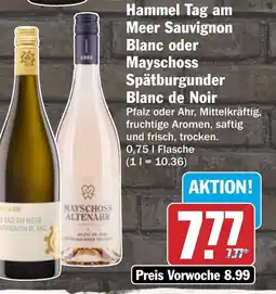 HIT Hammel Tag am Meer Sauvignon Blanc oder Mayschoss Spätburgunder Blanc de Noir Angebot
