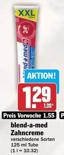 HIT Preis Vorwoche Zahncreme Angebot