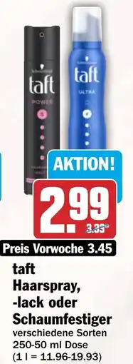 HIT taft Haarspray, lack oder Schaumfestiger Angebot