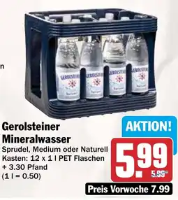 HIT Gerolsteiner Mineralwasser Angebot