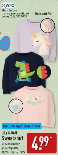 Aldi Nord LILY & DAN Sweatshirt Angebot