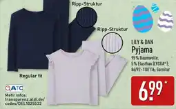 Aldi Nord LILY & DAN Pyjama Angebot