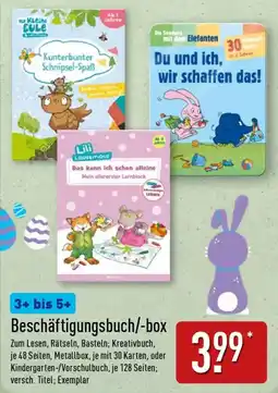 Aldi Nord Beschäftigungsbuch/-box Angebot