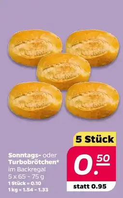 NETTO Sonntags- oder turbobrötchen Angebot