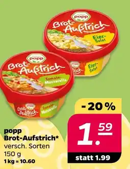 NETTO Popp brot-aufstrich Angebot