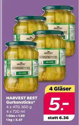 NETTO Harvest best gurkensticks Angebot
