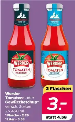 NETTO Werder tomaten- oder gewürzketchup Angebot