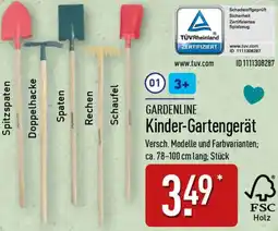 Aldi Nord GARDENLINE Kinder-Gartengerät Angebot