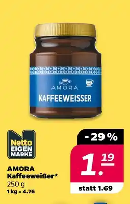 Netto Amora kaffeeweißer Angebot