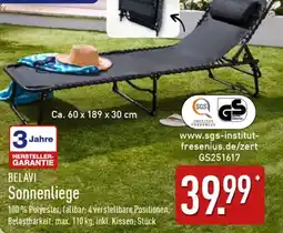 Aldi Nord BELAVI Sonnenliege Angebot