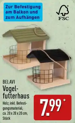 Aldi Nord BELAVI Vogel futterhaus Angebot
