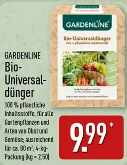 Aldi Nord GARDENLINE Bio- Universaldünger Angebot