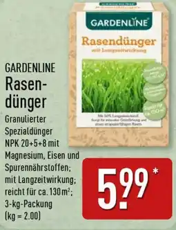 Aldi Nord GARDENLINE Rasendünger Angebot