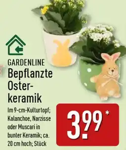 Aldi Nord GARDENLINE Bepflanzte Oster keramik Angebot