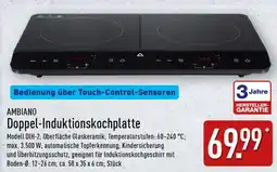 Aldi Nord AMBIANO Doppel-Induktionskochplatte Angebot