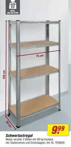 toom Baumarkt Schwerlastregal Angebot