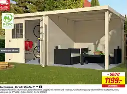 toom Baumarkt Gartenhaus,,Paradis Contact“ Angebot