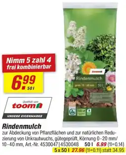 toom Baumarkt Rindenmulch Angebot