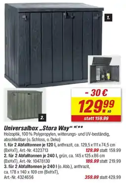 toom Baumarkt Universalbox ,,Stora Way" Angebot