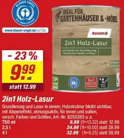 toom Baumarkt 2in1 Holz-Lasur Angebot