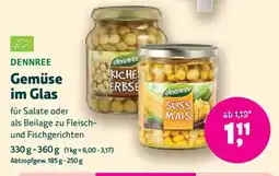 Biomarkt DENNREE Gemüse im Glas Angebot