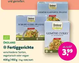 Biomarkt Ökoland Fertiggerichte Angebot