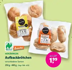 Biomarkt HERZBERGER Aufbackbrötchen Angebot