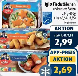Aktiv Irma iglo Fischstäbchen Angebot