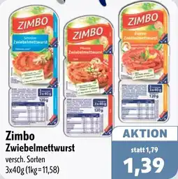 Aktiv Irma Zimbo Zwiebelmettwurst Angebot
