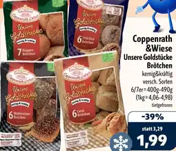 Aktiv Irma Coppenrath &Wiese Unsere Goldstücke Brötchen Angebot