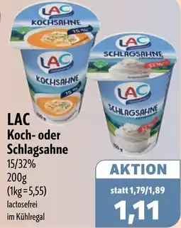 Aktiv Irma LAC Koch oder Schlagsahne Angebot