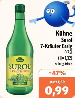 Aktiv Irma Kühne Surol 7-Kräuter Essig Angebot