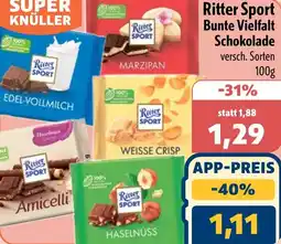 Aktiv Irma Ritter Sport Bunte Vielfalt Schokolade Angebot