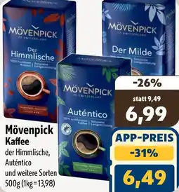 Aktiv Irma Mövenpick Kaffee Angebot