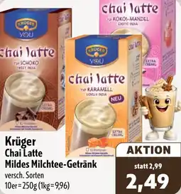 Aktiv Irma Krüger Chai Latte Mildes Milchtee-Getränk Angebot