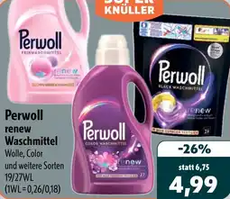 Aktiv Irma Perwoll renew Waschmittel Angebot