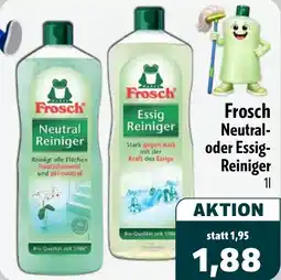Aktiv Irma Frosch Neutral oder Essig Reiniger Angebot