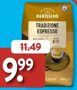 Aldi Süd Barissimo Tradizione Espresso Angebot