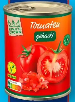 Aldi Süd King's Crown Gehackte Tomaten Angebot