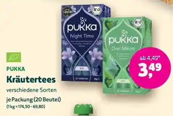Biomarkt PUKKA Kräutertees Angebot