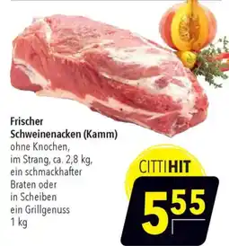 CITTI Markt Frischer Schweinenacken (Kamm) Angebot