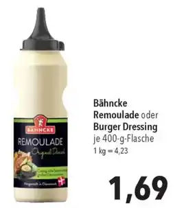 CITTI Markt Bähncke Remoulade oder Burger Dressing Angebot